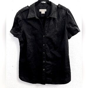 MICHAEL Michael Kors short sleeves button down size 14